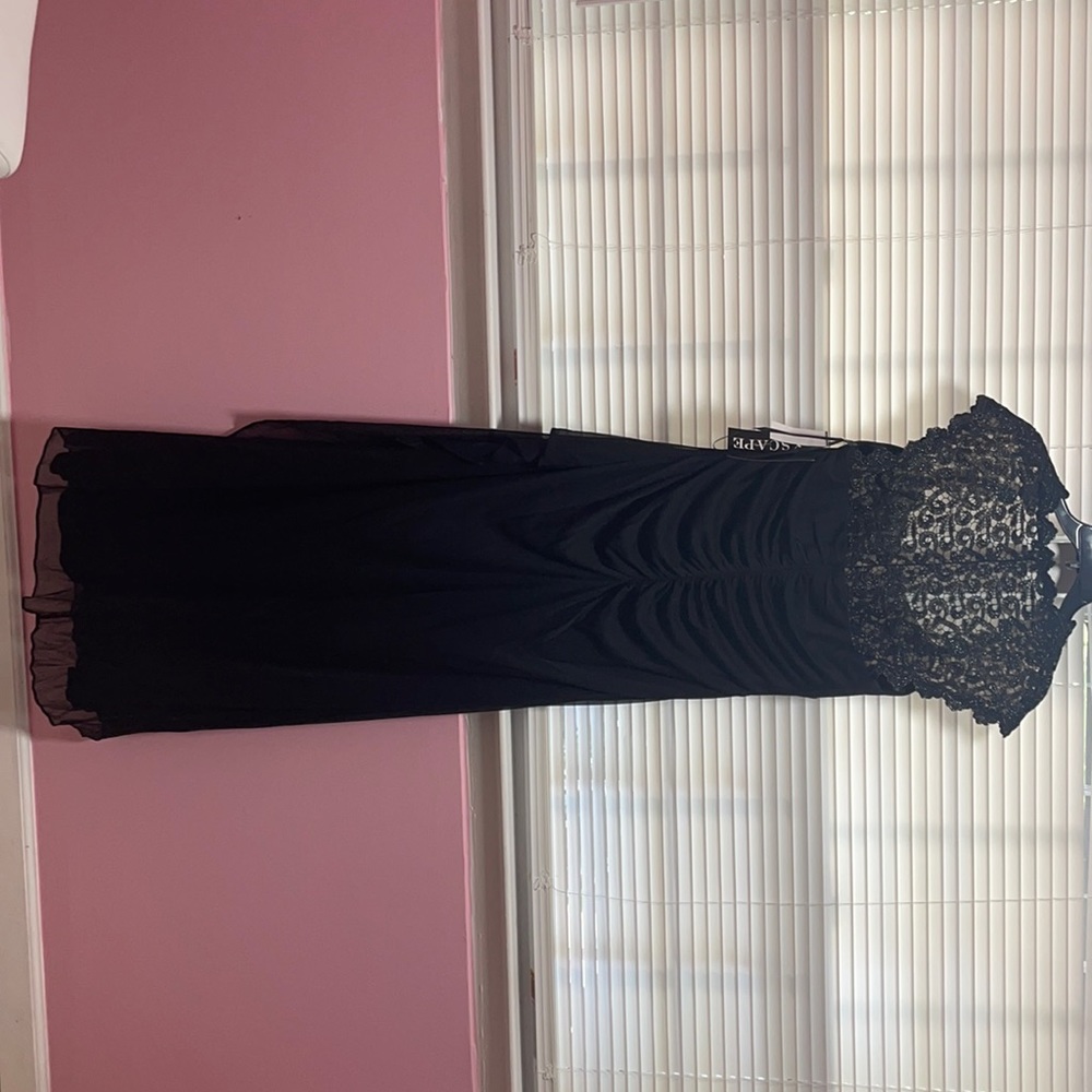 Beautiful black wedding guest dress